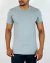 Camiseta Slim Fit Casual Cotton Cinza Grafite - Zip-Off