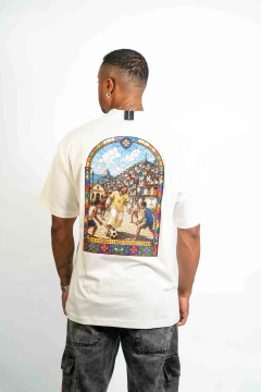 Camiseta Oversized Jesus Mosaíco - The Hopers