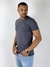 Camiseta Básica Slim Fit Algodão Egípcio Chumbo - Zip-Off na internet