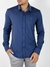 Camisa M/L Slim Fit Poliamida Dark Blue - Zip-Off - comprar online
