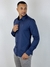 Camisa M/L Slim Fit Poliamida Dark Blue - Zip-Off - Vip Homem Moderno