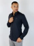 Camisa M/L Slim Fit Poliamida Preto - Zip-Off - Vip Homem Moderno