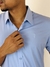Imagem do Camisa M/C Slim Fit Poliamida Azul Bebe - Zip-Off