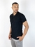 Camisa M/C Tricô Marbella Preto - Per Pochi - Vip Homem Moderno