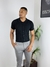 Camisa M/C Tricô Marbella Preto - Per Pochi - loja online