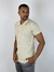 Camisa M/C Tricô Marbella Bege - Per Pochi - Vip Homem Moderno