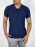Camisa M/C Tricô Marbella Marinho - Per Pochi - comprar online
