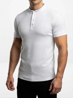 Camiseta Henley Slim Gola Padre - Martt