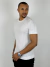 Camiseta Tricô Slim c/ Barra Branco - Zip-Off - Vip Homem Moderno