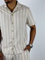 Conjunto Box Linho Bordado Listrado - FB - Vip Homem Moderno