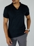 Camiseta Gola V Textura Preto - Bold For Life - comprar online