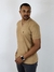 Camiseta Gola V Textura Marrom - Bold For Life na internet