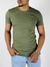 Camiseta Básica Slim Fit Algodão Egípcio Verde Militar - Zip-Off - comprar online