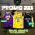 Combo Lakers 3x1 - Morada, Amarilla y Negra