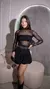 BODY TULE COM BRILHO (COM TOP) - comprar online