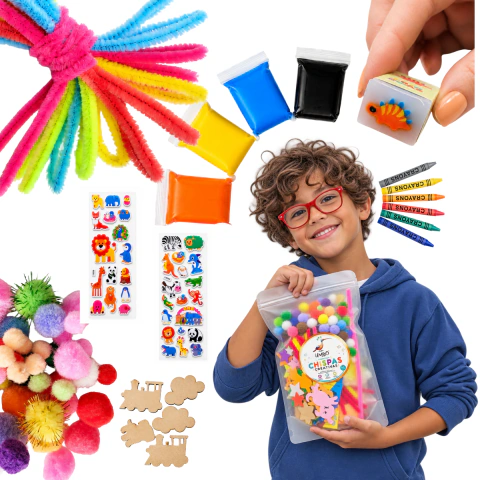 CHISPAS "CRECE" Manualidades y arte 170 piezas