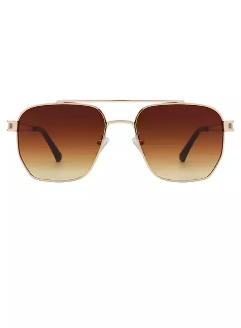 Óculos de Sol Texas Dourado Marrom