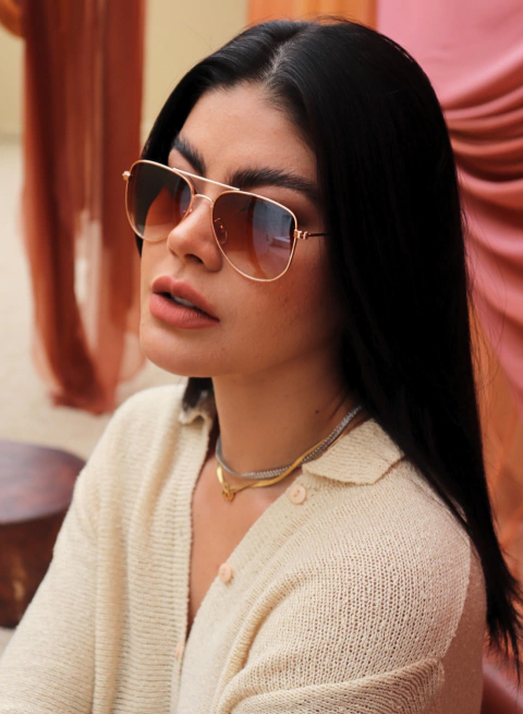 Óculos de Sol Boss Marrom - comprar online