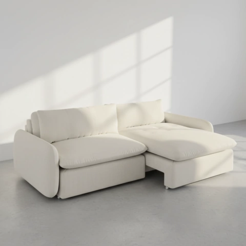 sofá retrátil bambu 230 cm - comprar online