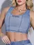 Imagem do CROPPED JEANS MODERNO E ESTILOSO COM BORDADO PIT BULL TENDÊNCIA