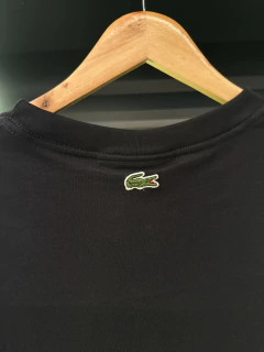Camisa Jersey Lacoste Preta e Verde na internet