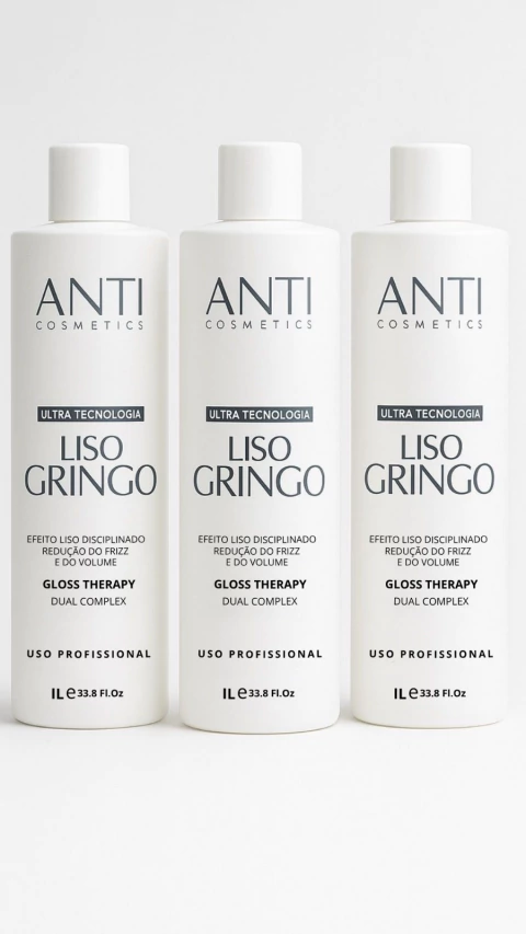 Kit Premium 3 Progressivas Orgânicas Liso Gringo - comprar online