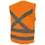 COLETE REFLETIVO LARANJA COM 1 BOLSO - S281 - ROGI EPI