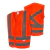 COLETE REFLETIVO LARANJA SEM BOLSO S289 - ROGI EPI