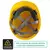 CAPACETE MSA COM SUSPENSÃO PUSH KEY E JUGULAR CORES - CA 498