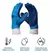 LUVA AZUL GLADIADOR TAM G DANNY - CA 8082 - ROGI EPI
