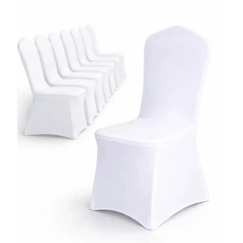 Set x6 De Funda Elasticidad Sillas Spandex Para Eventos Liso