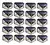 Pack X20 Foco Exterior Luz Led Solar Focos Led Solar Cl-100