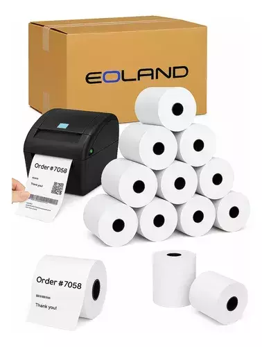 X2 Rollos Térmicos 80x80mm Cinta Papel Impresora Térmica
