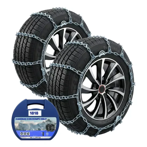Set X2 Cadenas Rompe Hielo Autos Camionetas Nieve N° 1826