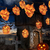 Calaveras De Halloween Luz Led Guirnalda Luces Exterior 2m
