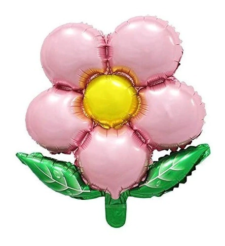 Pack X10 Globos Metalizados Globo De Flor Globos Metalicos