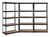 Repisas Rack 180x90x40 Metalicas Estanteria Metalica Repisa - comprar en línea