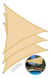 X3 Toldos Vela Malla Raschel Sombra Triangular Vela 3.6 Mts