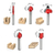 Imagen de Set 15 Fresas Madera Toma 1/4 Router Fresa Carpinteria Broca