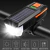 Luz Led Delantera Para Bicicleta Con Bocina Solar Recargable - tienda en línea