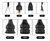 Lámpara H11 H8 H9 Led 6000-6500k 12v 200w Mini F10 8000 Lm - tienda en línea