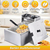 Freidora Electrica De Aceite 6 Litros Freidora Pequeña Papas - tienda en línea