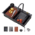 Lavaplato Empotrado Cubierta Lava Plato Simple Negro 80x45cm - comprar en línea