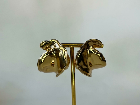 BRINCO DOURADO CURVAS ORGÂNICO