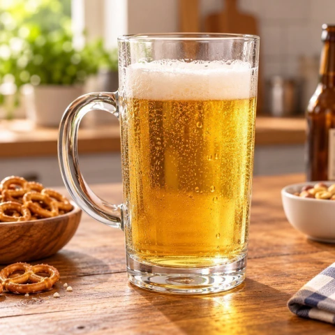 Chop de Vidrio Grande Cervecero Tragos 1,2 Lts en Caja