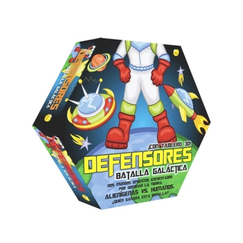 Juego de Mesa Infantil Batalla Galáctica Aventura Recorrido Tablero 3D