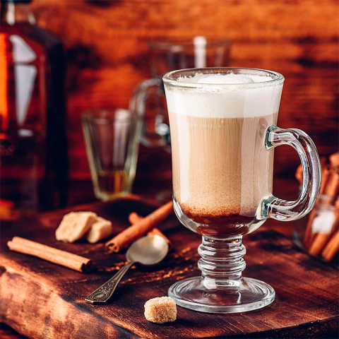 Juego de 6 Tazas de Vidrio para Café Capuccino Submarino 227Ml en Caja - comprar online