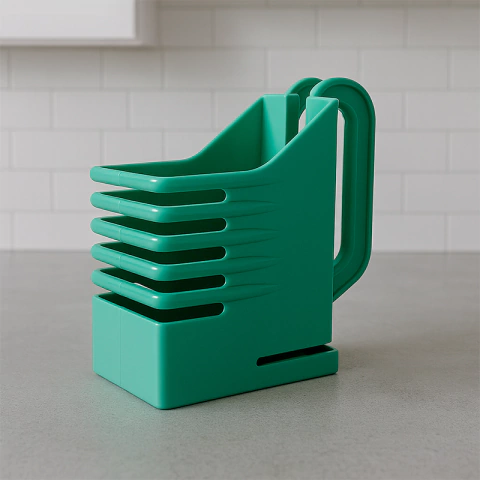 Jarra Porta Sachet Multiuso Plástica Color Surtido Diseño Moderno - comprar online