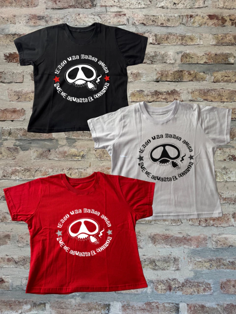 Remera Baby Tee La Vela Puerca