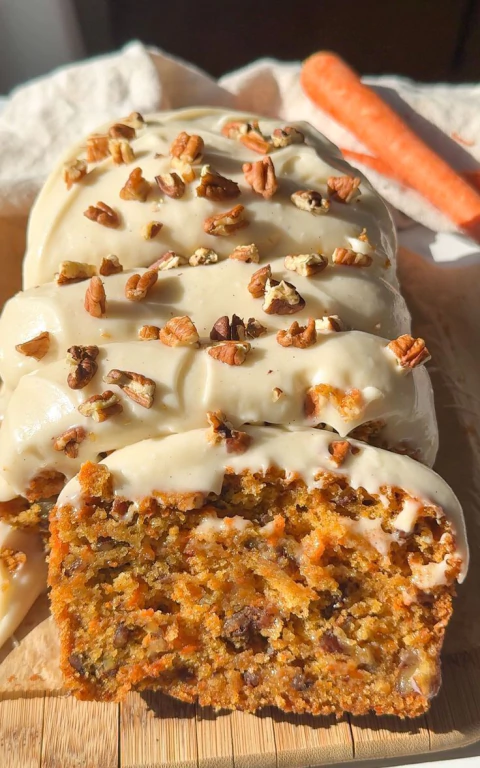 Budín Carrot cake con frosting de choco blanco 420 grs - comprar online